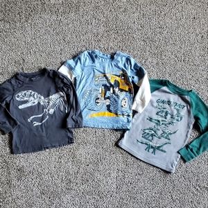 Lot of 3 Long Sleeve Boys Shirts - 4T
